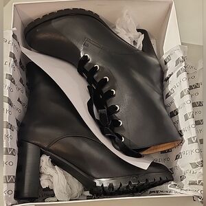 Matiko Emma Black Heeled Boots US Size: 7.5-8  (EU 38 )Heel Height: 3.5” NIB